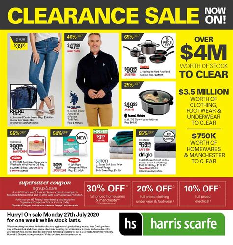 harris scarfe sale clearance.